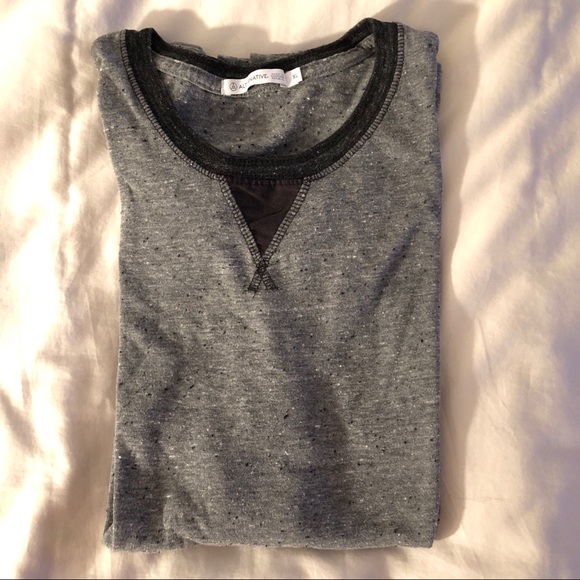 Alternative Apparel Long Sleeved Cotton Tee, XL - Picture 6 of 8